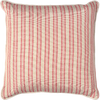 Rusty Rose Beech Ticking Stripe Cushion