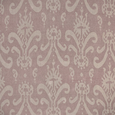 Hand-printed Dusky Mauve Sacha Linen 2.7m (stonewashed) panel  - 360M