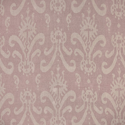 Hand-printed Dusky Pink Sacha Linen 2.7m (stonewashed) panel - 360P