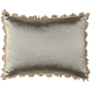 Silver Mist Silk Cushion