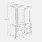 Small Armoire / TV Cabinet