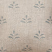 Blue Leaf Rustic Linen Cushion