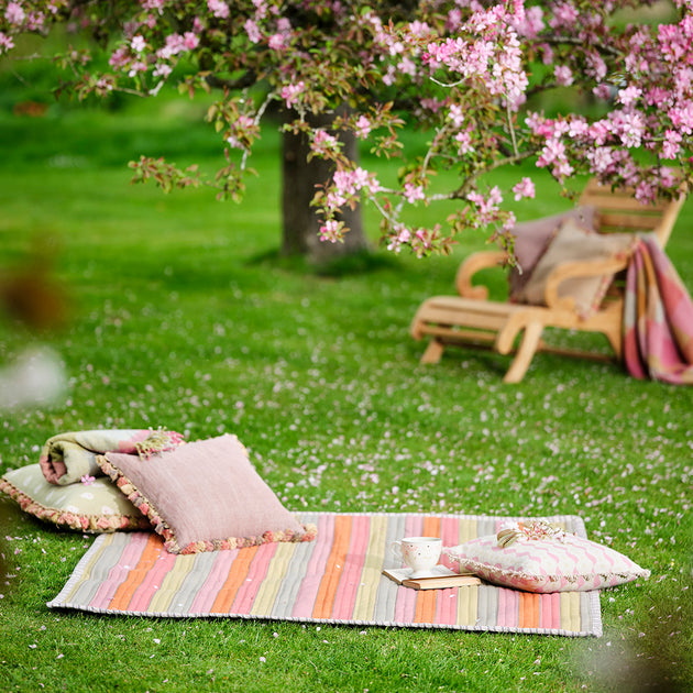 Summer Stripe Picnic Mat