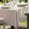 Pale Rose Cambridge Stripe Tablecloth - Large