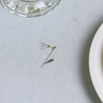 Duck Egg Snowdrop Cotton Tablecloth - Extra Large