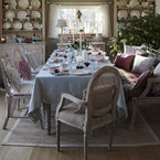 Duck Egg Robin & Rosehip Christmas Tablecloth – Extra Large