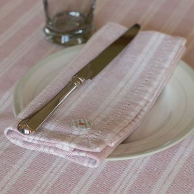 Pale Rose Cambridge Stripe Napkin (Set of 4)