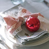 Holly & Christmas Rose Napkins - Duckegg (set of 4)