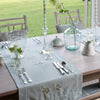 Duck Egg Snowdrop Table Runner