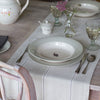 Charcoal Gustavian Table Runner