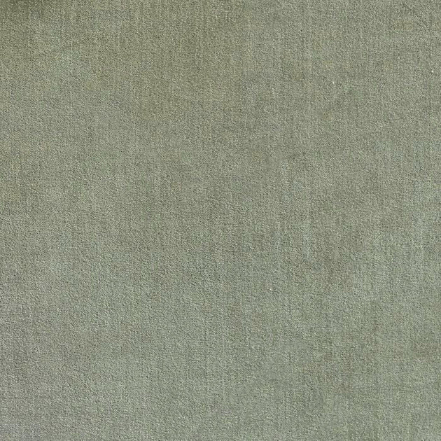 Small Non Returnable Sample Smokey Green Cotton Upholstery Velvet