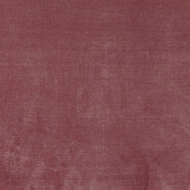 Small Non Returnable Sample of Rusty Rose Cotton Velvet