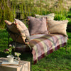 Violet Olive Harlequin Lambswool Throw