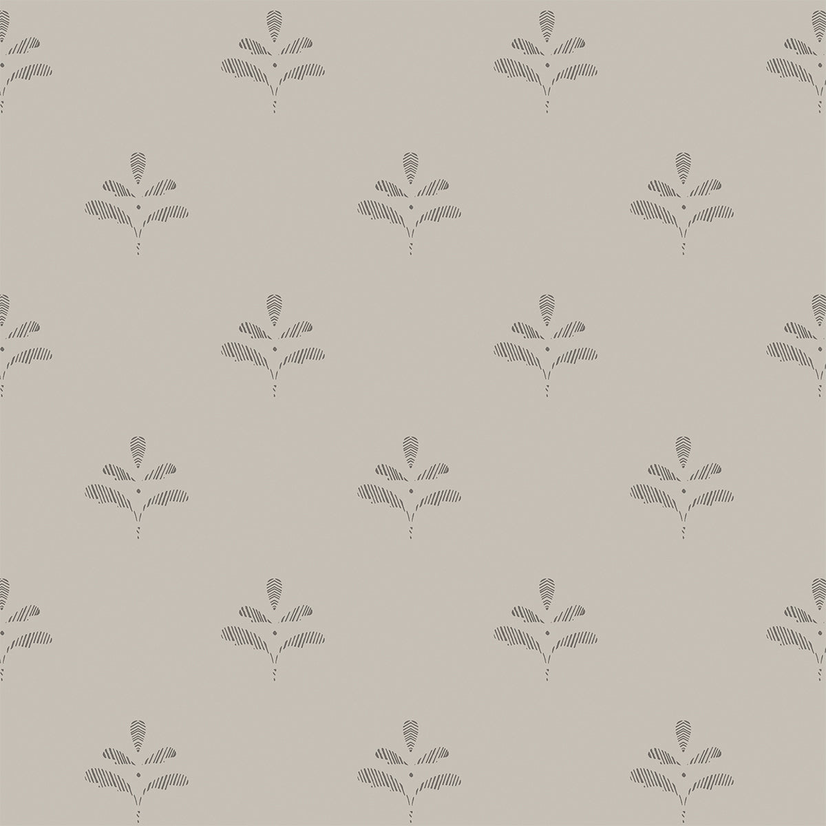 Charcoal Leaf Wallpaper