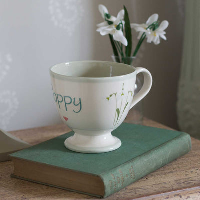 Personalised Snowdrop Large Mug