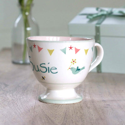 Personalised Birds &amp; Bees Large Mug