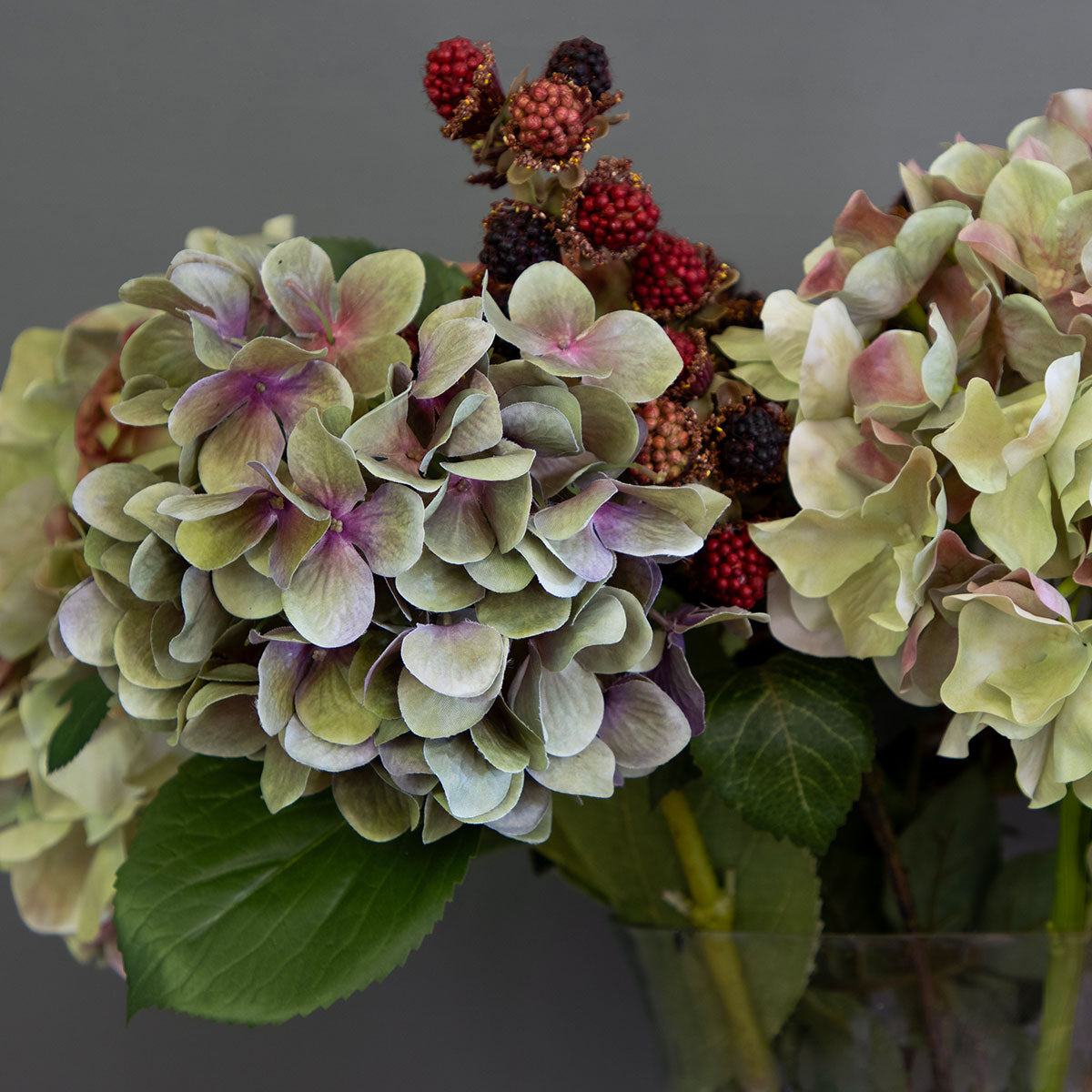 Large Bunch of Hydrangeas, Roses and Berries FB11