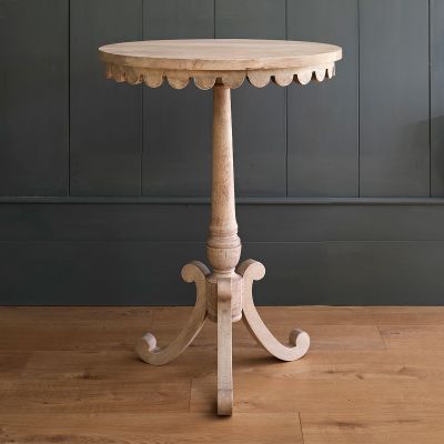 Bistro table with Scalloped edge