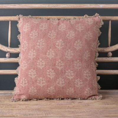 Ex-Display - Faded Rose Megha Linen Cushion