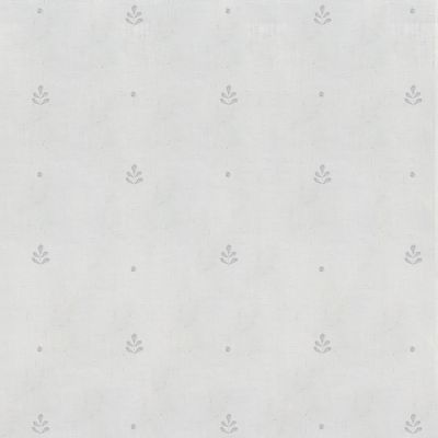 White Leaf Embroidered Linen Voile – 422