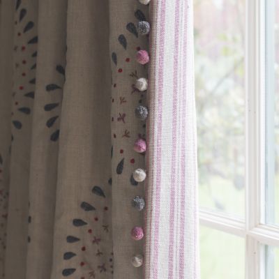 Dusky Pink Medium Ticking Stripe Cotton – 233DP